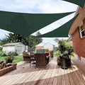 Patio Paradise 12' x 12' x 11'10" Sun Shade Sail Triangle Canopy, Permeable by Patio