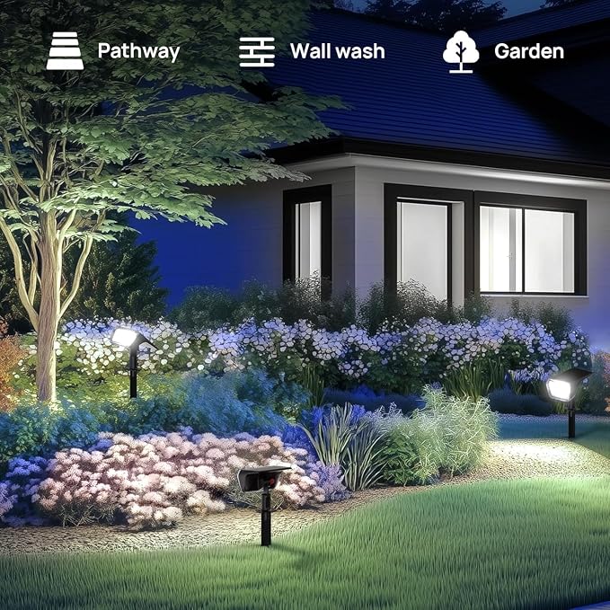 Linkind Solar Spot Lights Outdoor Waterproof IP67, 60 LED Solar Flood Lights - Image 9