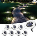 SOLPEX Solar Lights Outdoor Waterproof, 8 Pack Solar Ground Lights, Solar by Solpex
