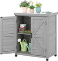 Outdoor Storage Cabinet & Potting Bench Table by OutdoorFurniture