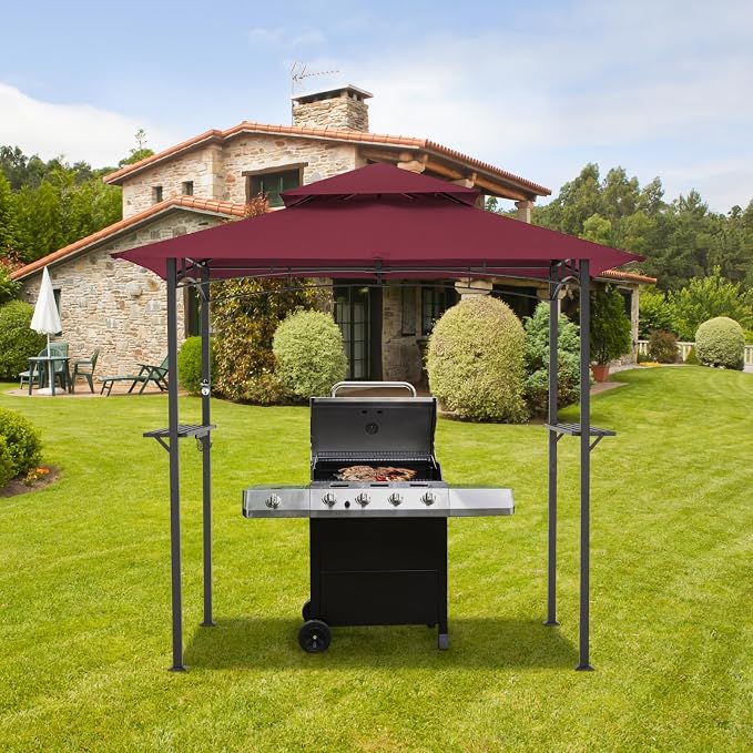 AECOJOY 8' x 5' Grill Gazebo, Grill Canopy - Image 6