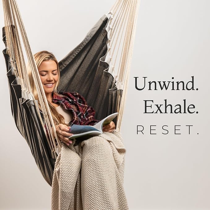 Hanging Hammock Chair Swing – Hanging Chair Outdoor & Indoor - Image 8