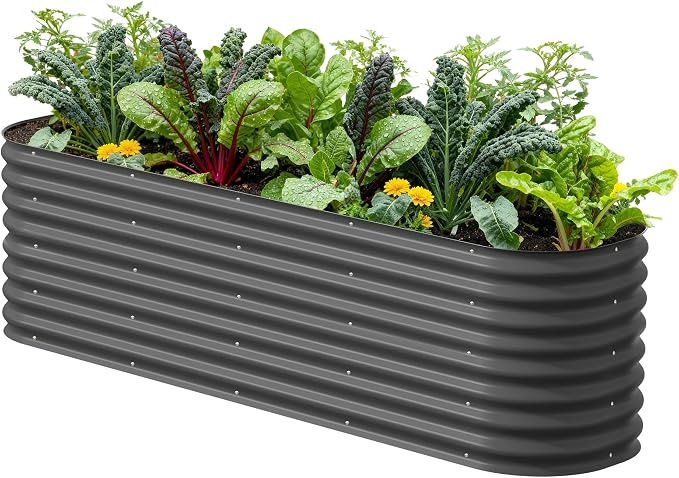 Vego garden 26" Extra Tall Raised Garden Bed Kits, 9 in 1 Modular Raised by VegoGarden