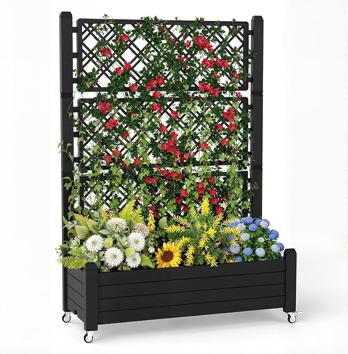 EasyUp Rolling Garden Planter Box by EASYUP