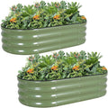G GOOD GAIN Galvanized Metal Raised Garden Bed Kit by GGOODGAIN