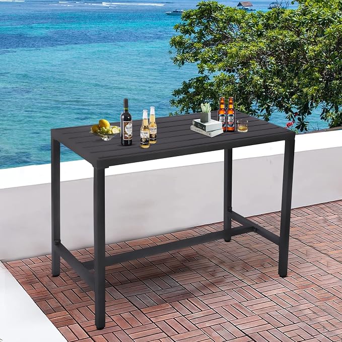 Outdoor Bar Table, Patio Counter Height Bar Table - Image 7
