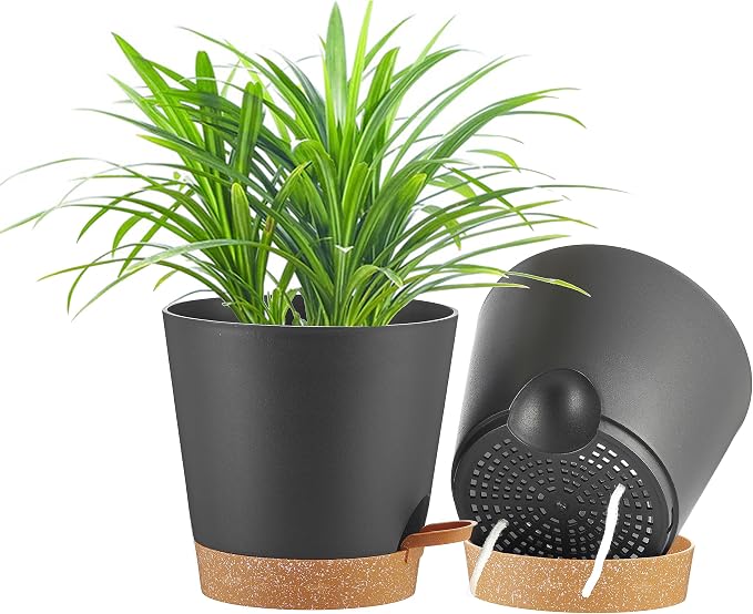 FaithLand 2-Pack 9 Inch Planter Pots by FaithLand