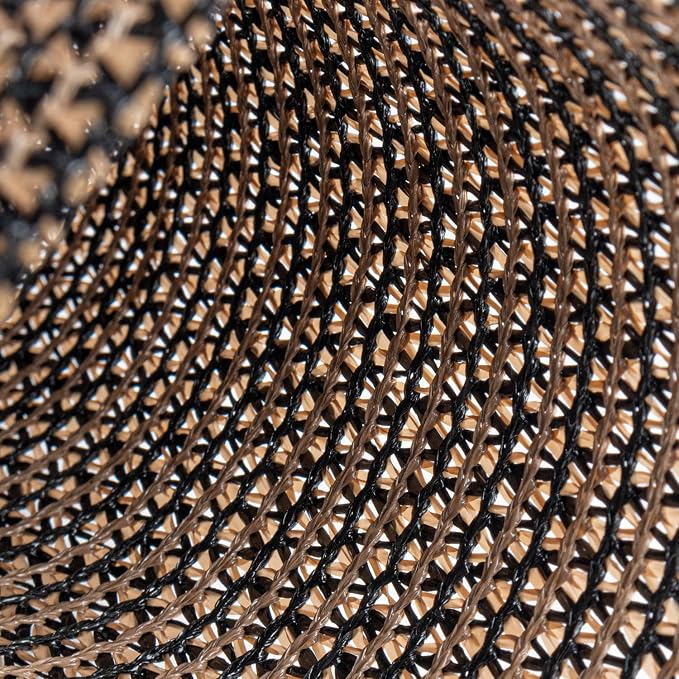 LOVE STORY 3'x6' Brown Balcony Screen Privacy Fence Cover UV Protection - Image 7