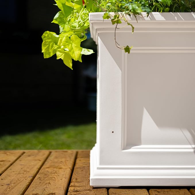 Mayne Fairfield 24-Inch Self Watering Square Planter Box, Weather-Resistant and - Image 10