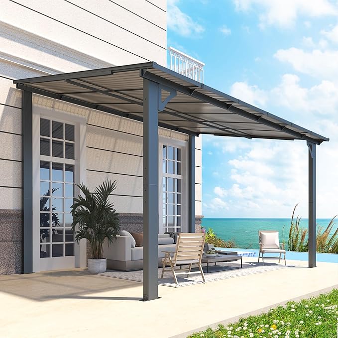 AECOJOY 12' x 8' Gazebo Outdoor Pergola by AECOJOY