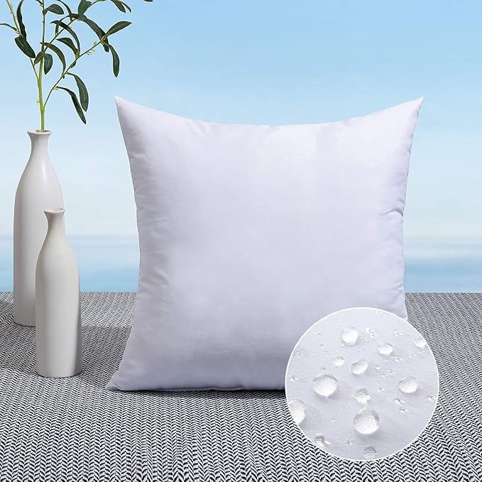 MIULEE 20x20 Pillow Insert Throw Pillow Insert, Outdoor Pillows Water-Resistant by MIULEE