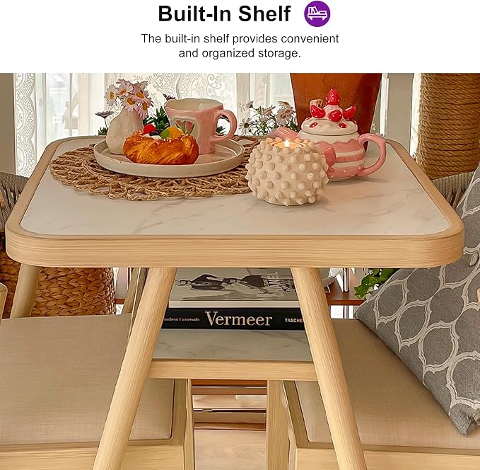 PURPLE LEAF Bar Height Table Coffee Table - Image 4