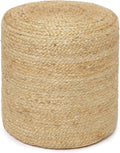 REDEARTH · Cylindrical Pouf Ottoman by REDEARTH