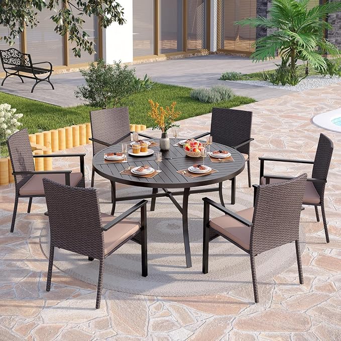 PHI VILLA Outdoor Round Dining Table - Image 2