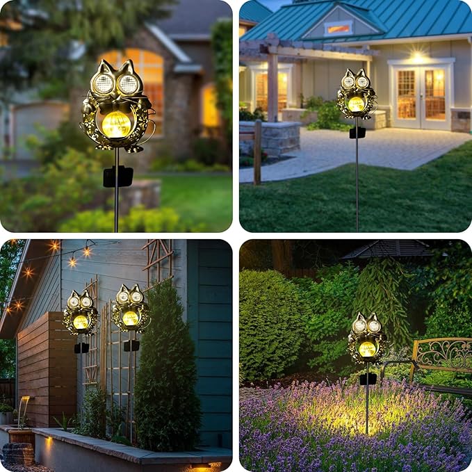 Solar Lights Outdoor Decor, Solar Cat Yard Decorations Outdoor, Garden - Image 7