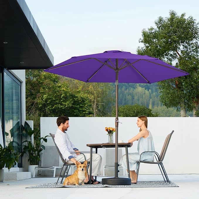 JEAREY 7.5FT Patio Umbrella Market Table Umbrella - Image 8