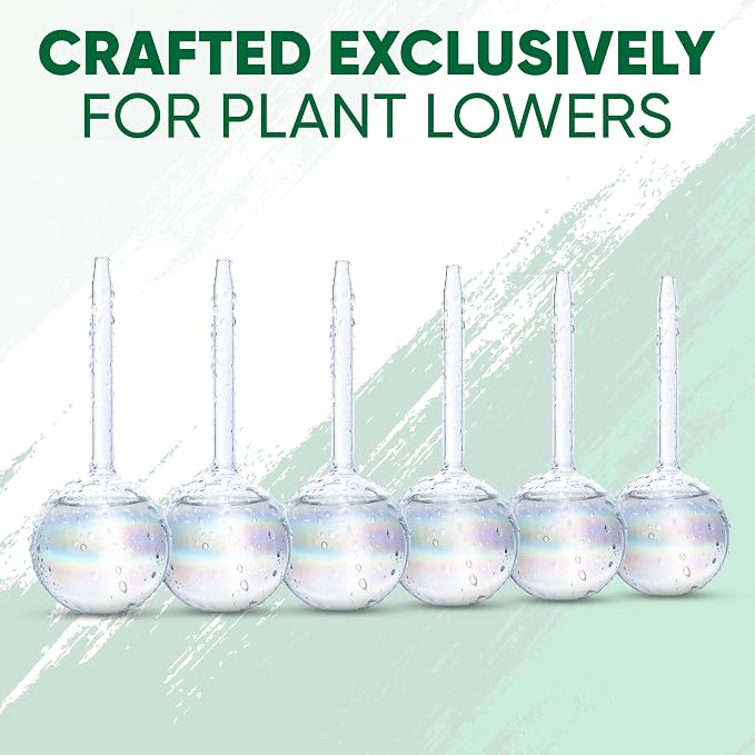 Clear Plant Watering Globes Set of 6 - Image 8
