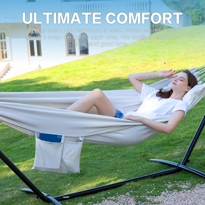 PNAEUT Double Hammocks with Stand - Image 3