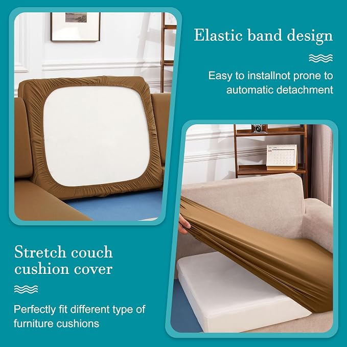 14Pcs Stretch Patio Cushion Covers, Outdoor Couch Covers Replacement, Outdoor - Image 5