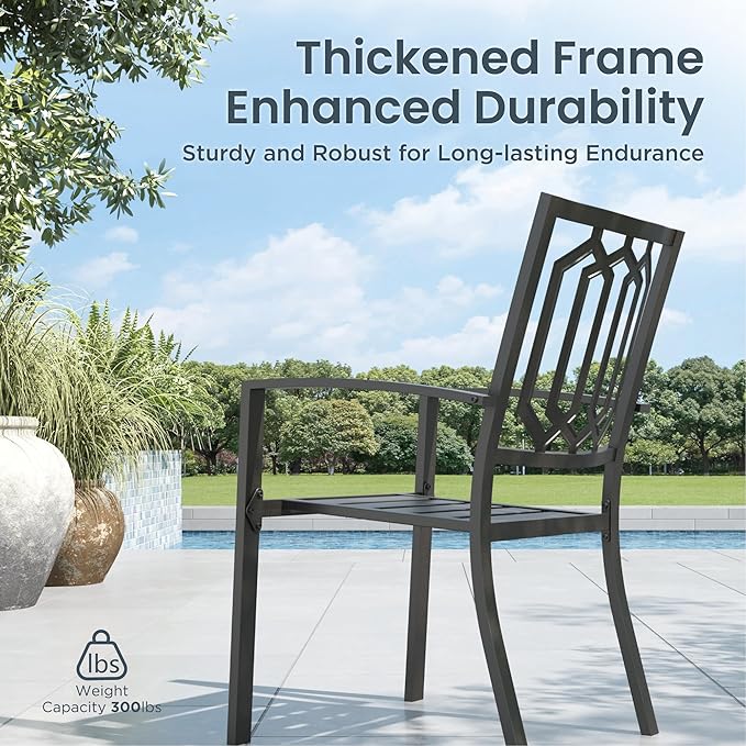 PHI VILLA 9 Pieces Outdoor Dining Set - Image 7