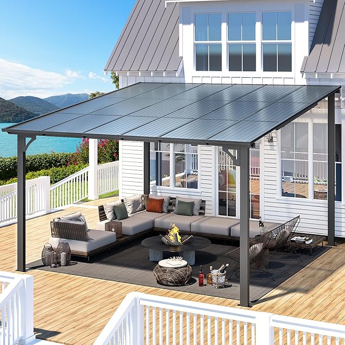 AECOJOY 12' x 12' Gazebo Outdoor Pergola - Image 4