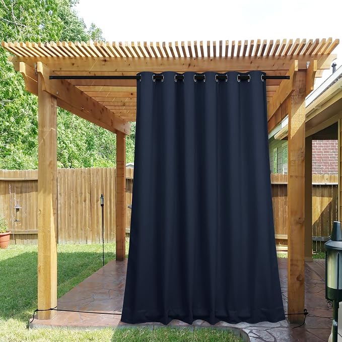 NICETOWN 2 Panels Outdoor Curtains Waterproof Extra Long 84" by NICETOWN