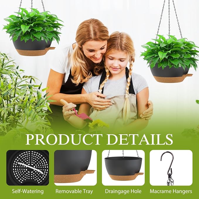 10 Inch Hanging Baskets 2 PC - Image 3