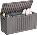 Outdoor Storage Box, Resin Deck Boxes Indoor and outdoor, Waterproof Storage by NBYSGO