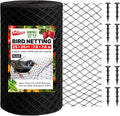 Heavy Duty Bird Netting for Garden Protection & Fruit Trees, 25x25 Ft by Aticca