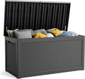 260 Gallon Resin Deck Box, Lockable Patio Outdoor Storage Box by OutdoorLivingPerfected
