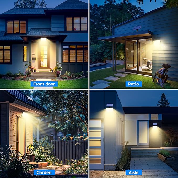 Peasur Solar Motion Lights Outdoor, 318 LED Solar Security Light - Image 5