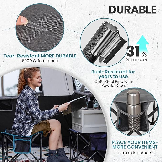 FUNDANGO Oversized Camping Stool - Image 6