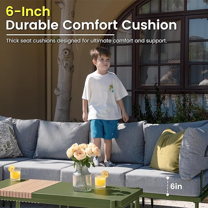 Sundale Outdoor 7 Pieces Patio Furniture Set - Image 4