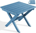 SERWALL Folding Adirondack Side Table, Portable Small Outdoor Table, Weather by SERWALL