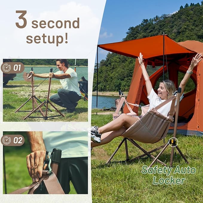 TIMBER RIDGE Hammock Camping Chair - Image 4