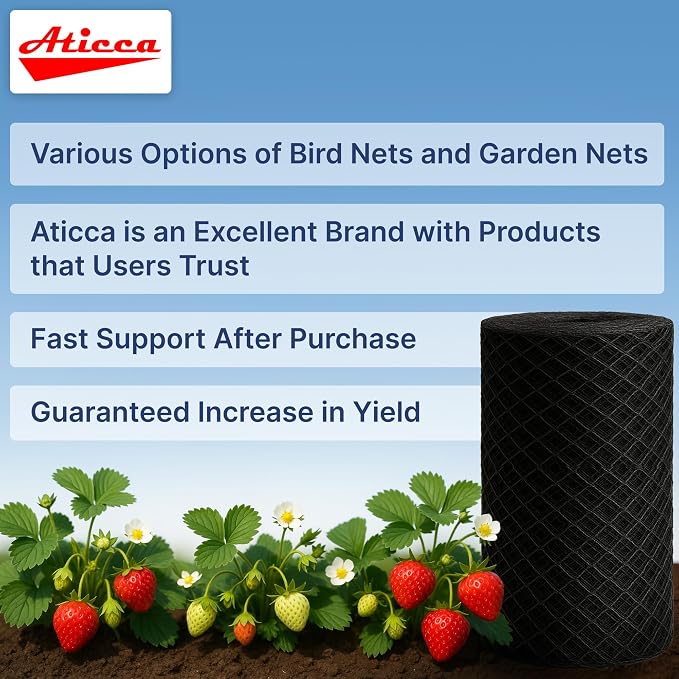 Heavy Duty Bird Netting for Garden Protection & Fruit Trees, 13x40 Ft - Image 4
