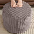 Pouf Ottoman Foot Stools with Foam Small Ottoman by WSOFRLAC