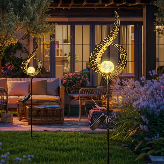Outdoor Garden Gifts Solar Lights Stake Waterproof, Mothers Day Gifts Mom - Image 6