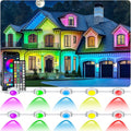 400Ft Permanent Outdoor Lights for House Waterproof, IP67 LED Eave Lights by Unknown