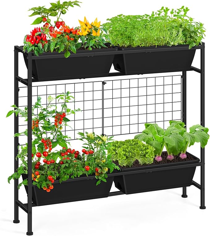 OYEAL Raised Garden Bed 32" Tall Elevated Planter Boxes by OYEAL