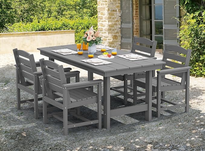 SERWALL Patio Dining Chair Set of 2 - Image 7