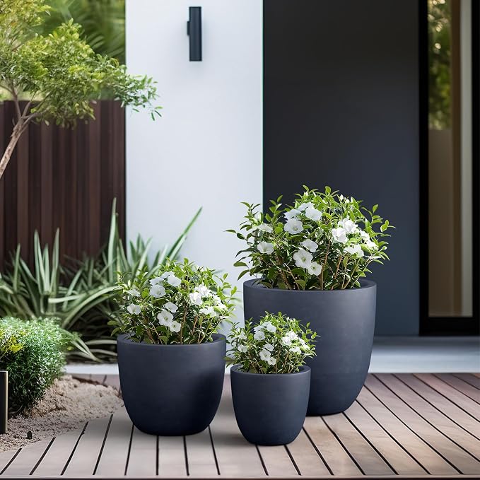 Kante 18", Outdoor Indoor Large Planter Pots - Image 3