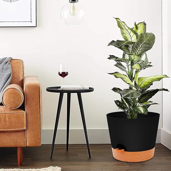 GARDIFE 12 inch Plant Pots, Self Watering Pots, Large Plastic Flower pots - Image 6