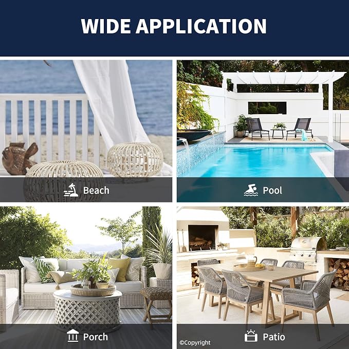 Waterproof Outdoor Curtain W105 x L84 - Image 7