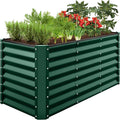 Best Choice Products 4x2x2ft Outdoor Metal Raised Garden Bed, Deep Root Box by BestChoiceProducts