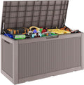 Outdoor Storage Box, Resin Deck Boxes Indoor and outdoor, Waterproof Storage by NBYSGO