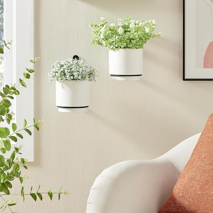 2 Pcs Wall Mounted Hanging Planter Vase - Image 4