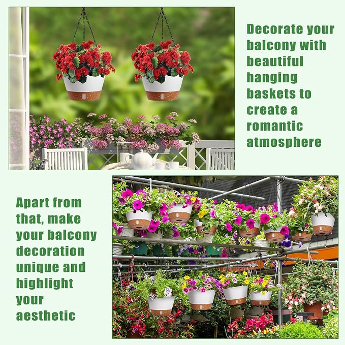 Amyhill 6 Pcs 8 Inch Hanging Planter - Image 6