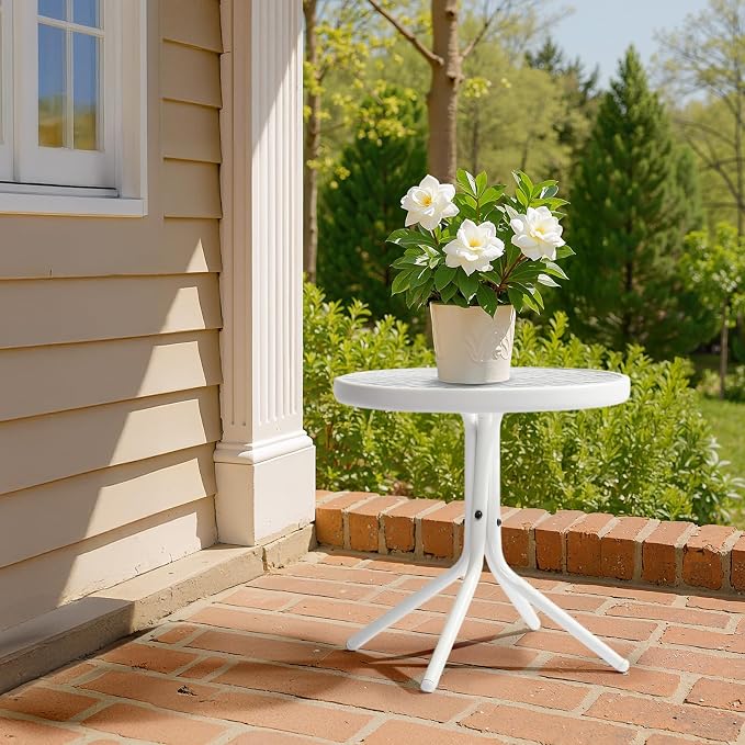 VINGLI Outdoor Side Table, Weatherproof Small Tables - Image 9