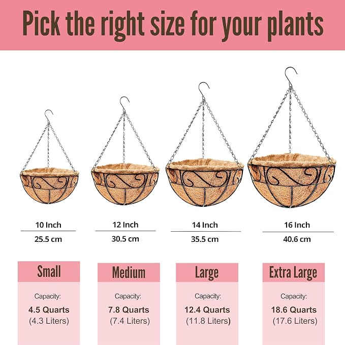 LaLaGreen Hanging Planter for Outdoor Plants Hanging Baskets - Image 3